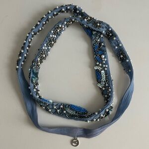 Mignonne Gavigan Krissie Skinny Necklace Blue